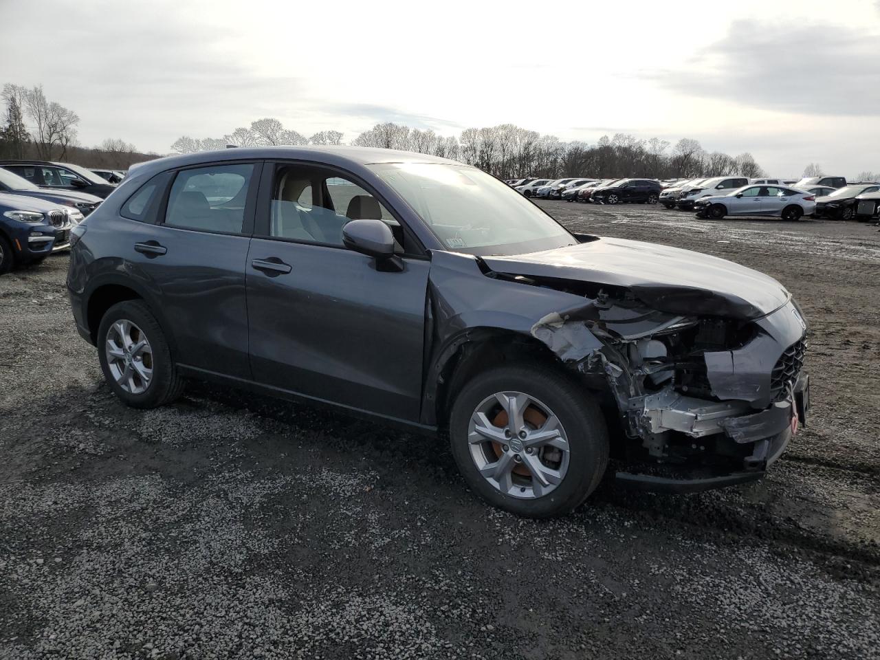 2024 Honda HR-V VIN 3CZRZ2H38RM733425 Copart auction photo, undercarriage / front end damage thumbnail 4