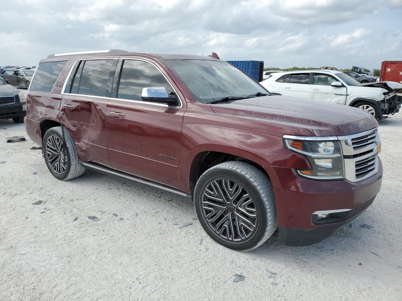 2016 Chevrolet Tahoe VIN 1GNSKCKC4GR190538 Copart auction photo, side damage thumbnail 4