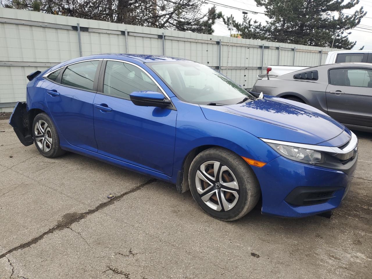 2018 Honda Civic VIN 2HGFC2F53JH580553 Copart auction photo, rear end damage thumbnail 4