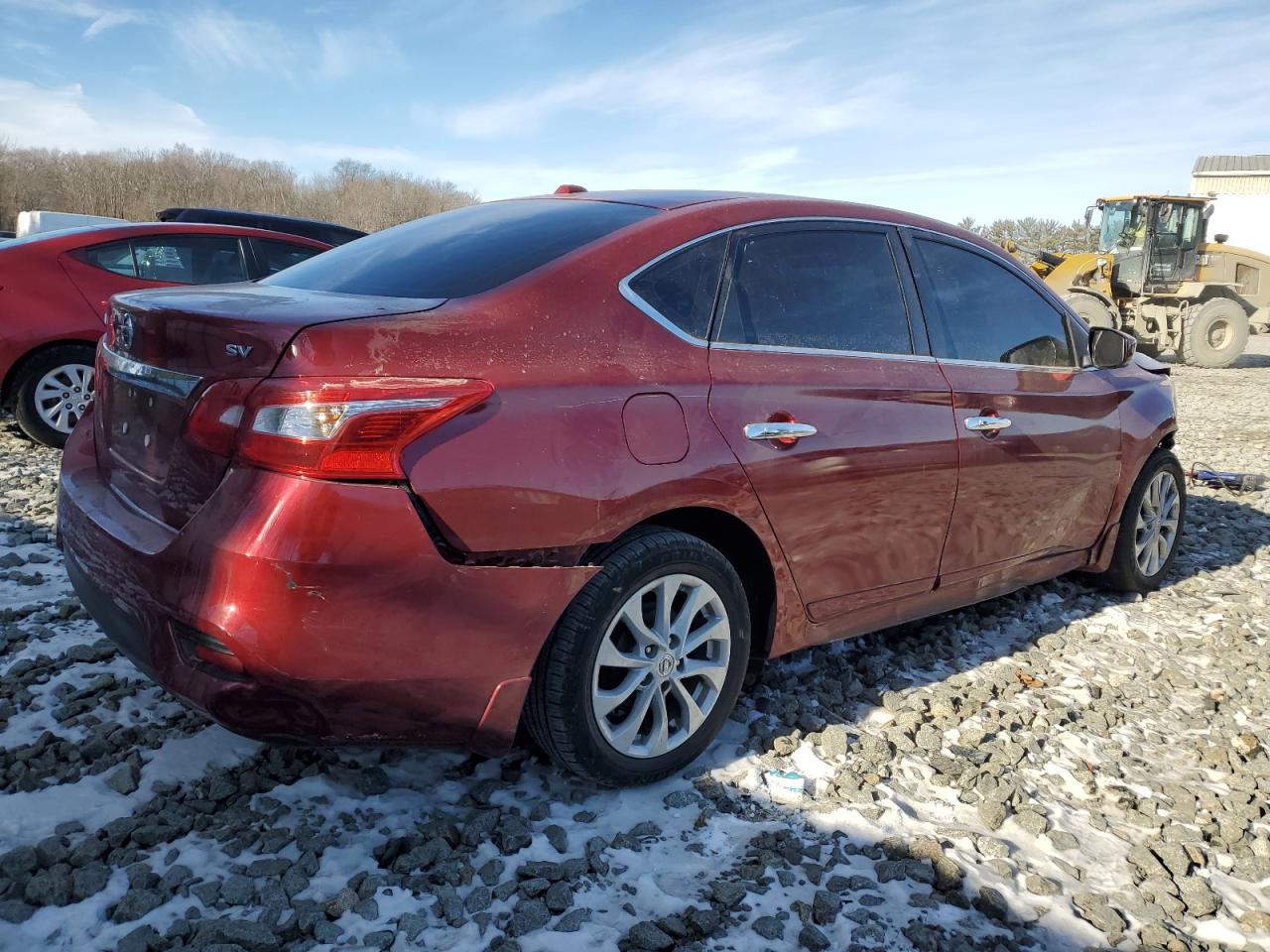 2019 Nissan Sentra VIN 3N1AB7AP1KY304873 Copart auction photo, all over damage thumbnail 3