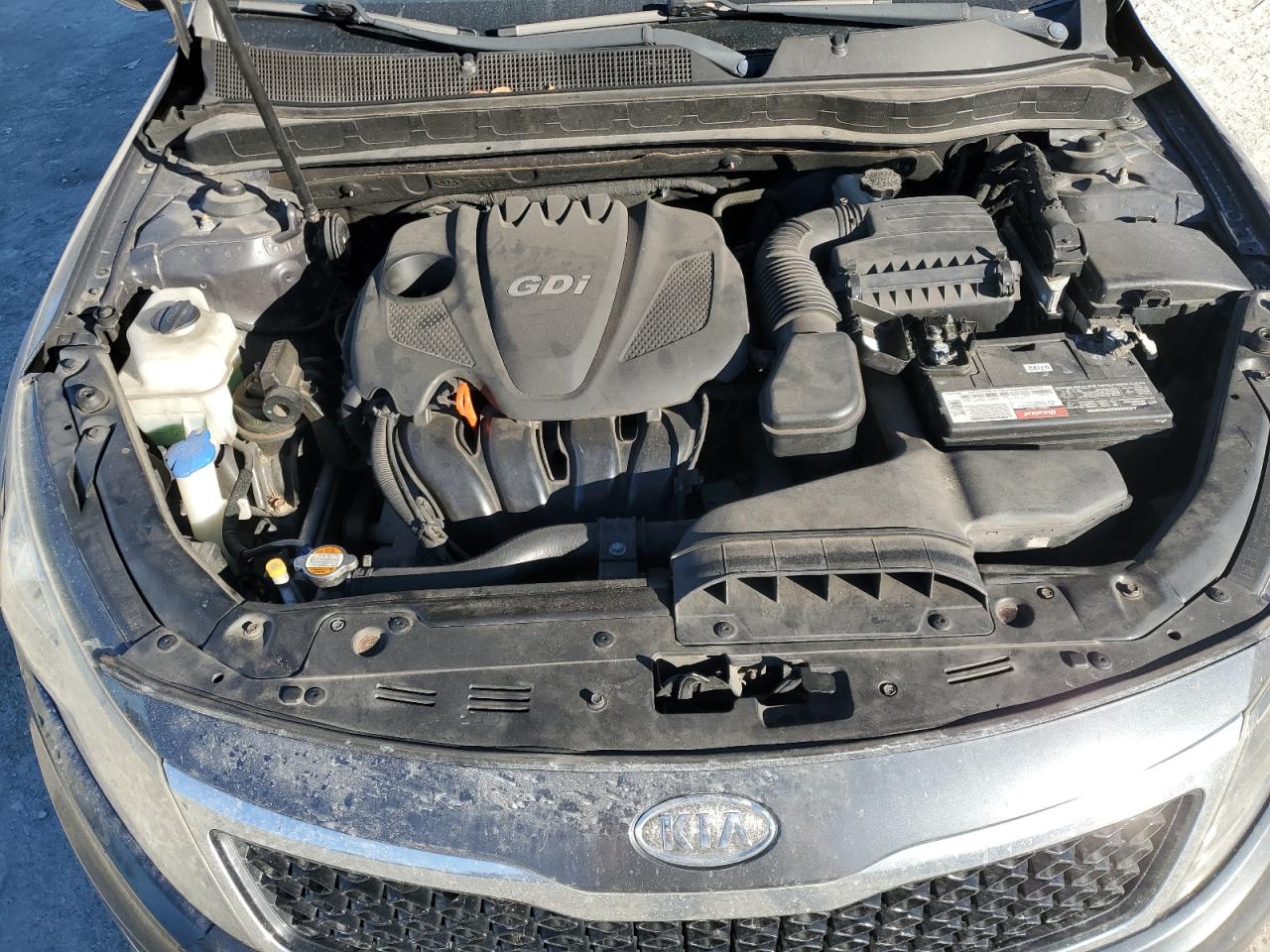 2011 KIA Optima VIN KNAGM4A71B5100231 Copart auction photo, rear end / side damage thumbnail 11