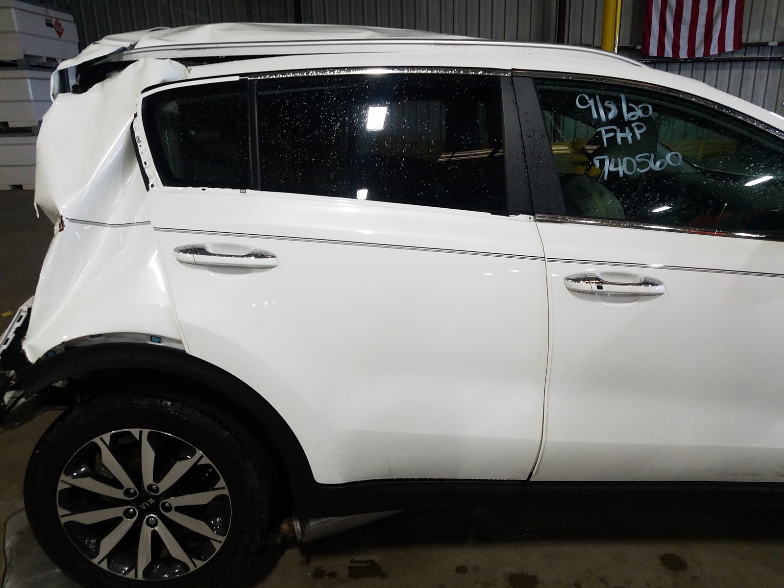 2018 KIA Sportage VIN KNDPN3AC5J7400560 Copart auction photo, all over damage thumbnail 6