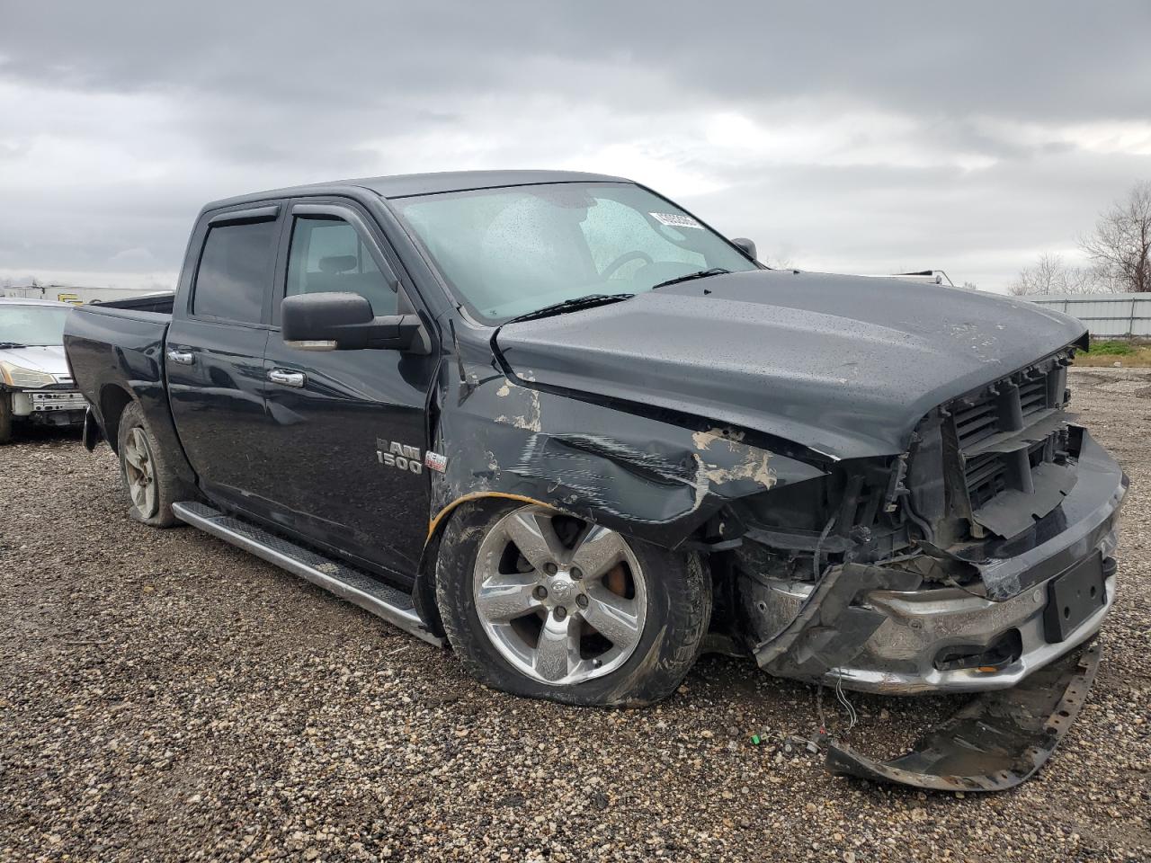 2017 RAM 1500 VIN 1C6RR7LT9HS528753 Copart auction photo, front end / rear end damage thumbnail 4