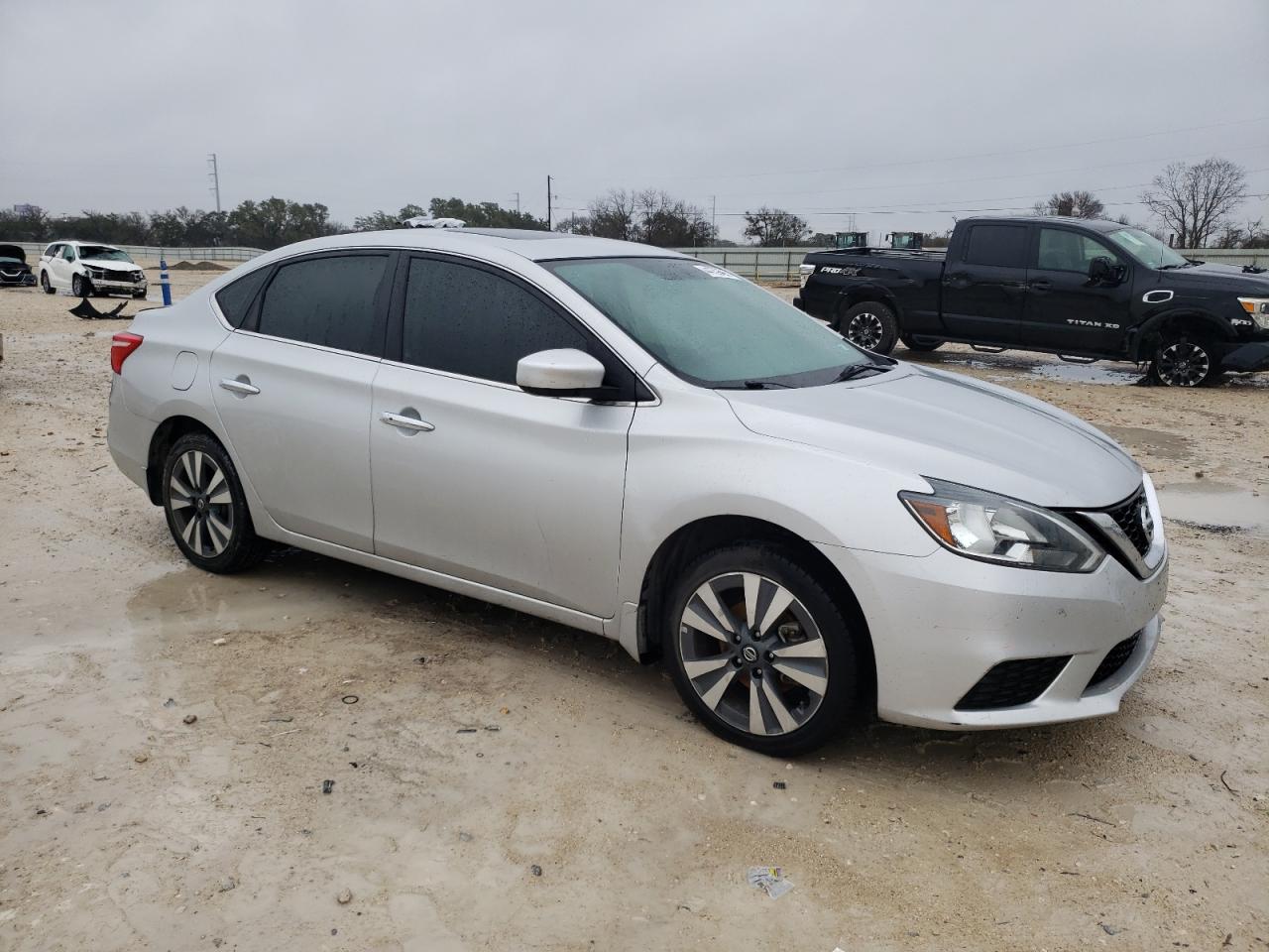 2019 Nissan Sentra VIN 3N1AB7AP6KY320597 Copart auction photo, rear end / side damage thumbnail 4