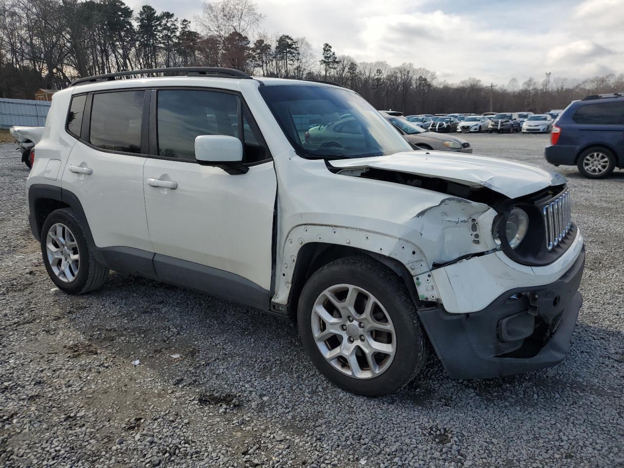 2017 Jeep Renegade VIN ZACCJABB8HPE48961 Copart auction photo, front end damage thumbnail 4