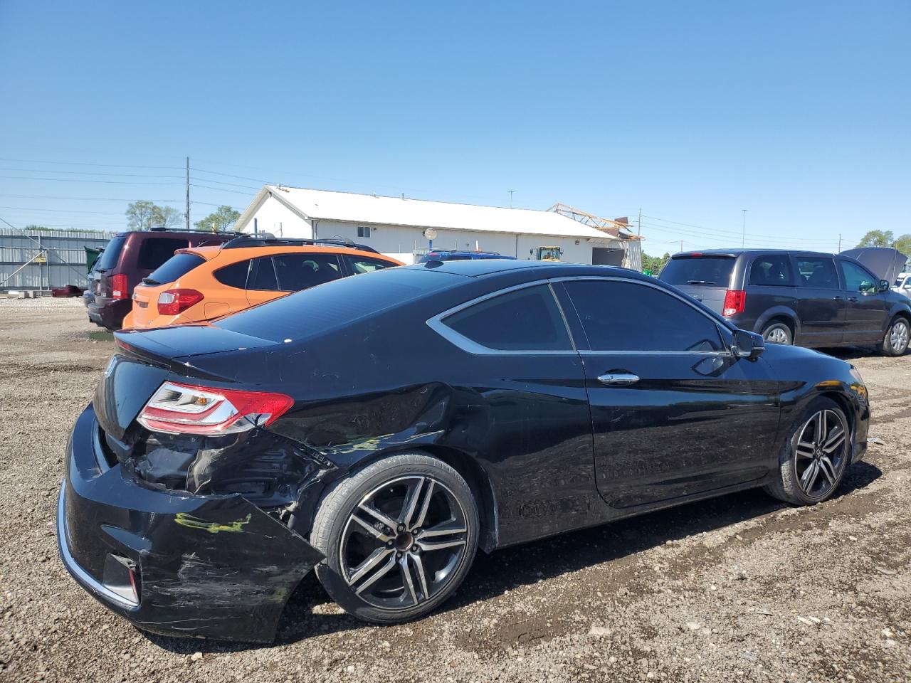2013 Honda Accord VIN 1HGCT1B81DA006047 Copart auction photo, rear end damage thumbnail 3