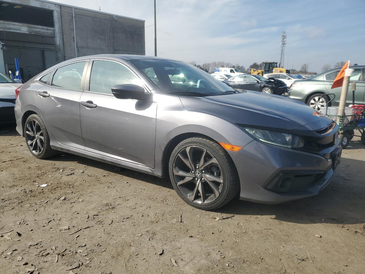 2019 Honda Civic VIN 19XFC2F85KE029854 Copart auction photo, front end / minor dent/scratches damage thumbnail 4