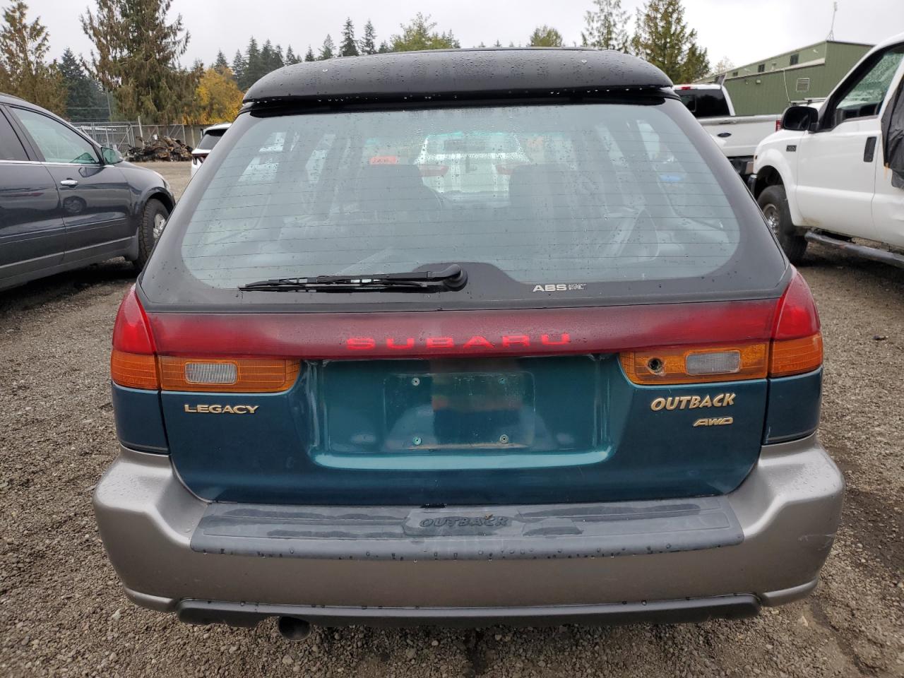 1999 Subaru Legacy VIN 4S3BG6856X7600160 Copart auction photo, biohazard/chemical damage thumbnail 6