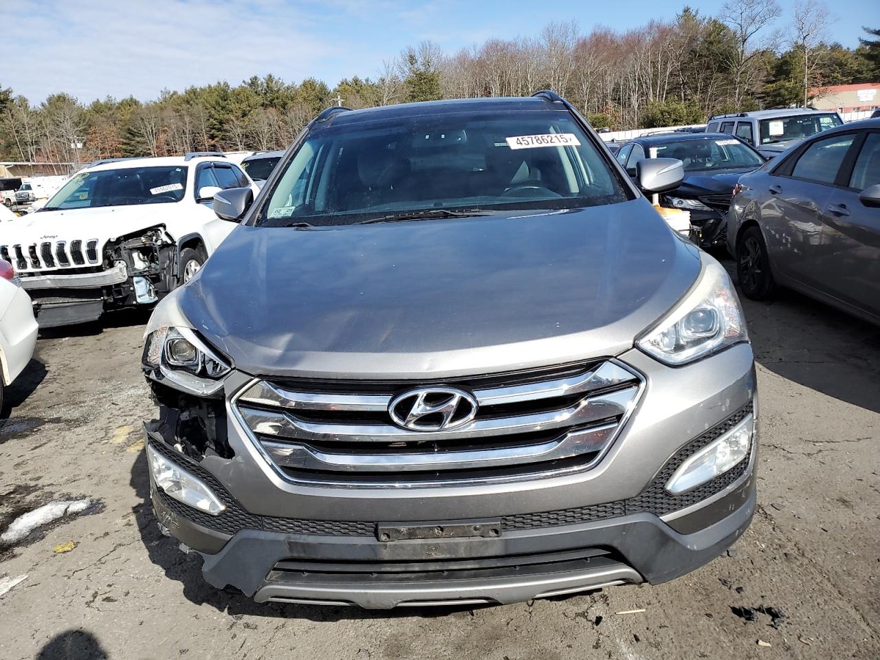 2014 Hyundai Santa Fe VIN 5XYZUDLB2EG169129 Copart auction photo, front end damage thumbnail 5