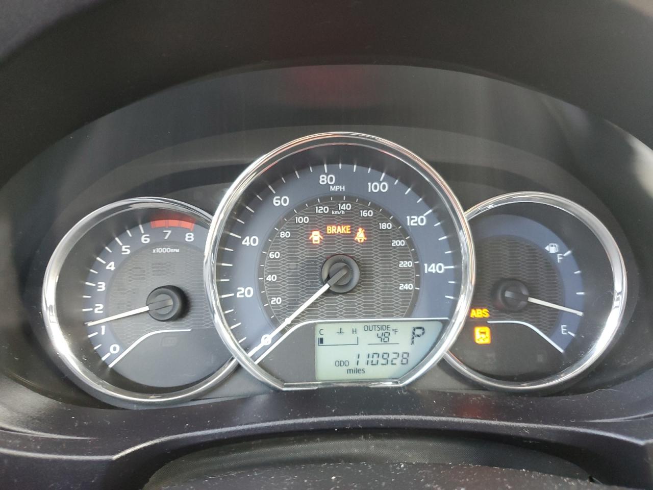 2014 Toyota Corolla VIN 5YFBURHE9EP102427 Copart auction photo, all over / front end damage thumbnail 9