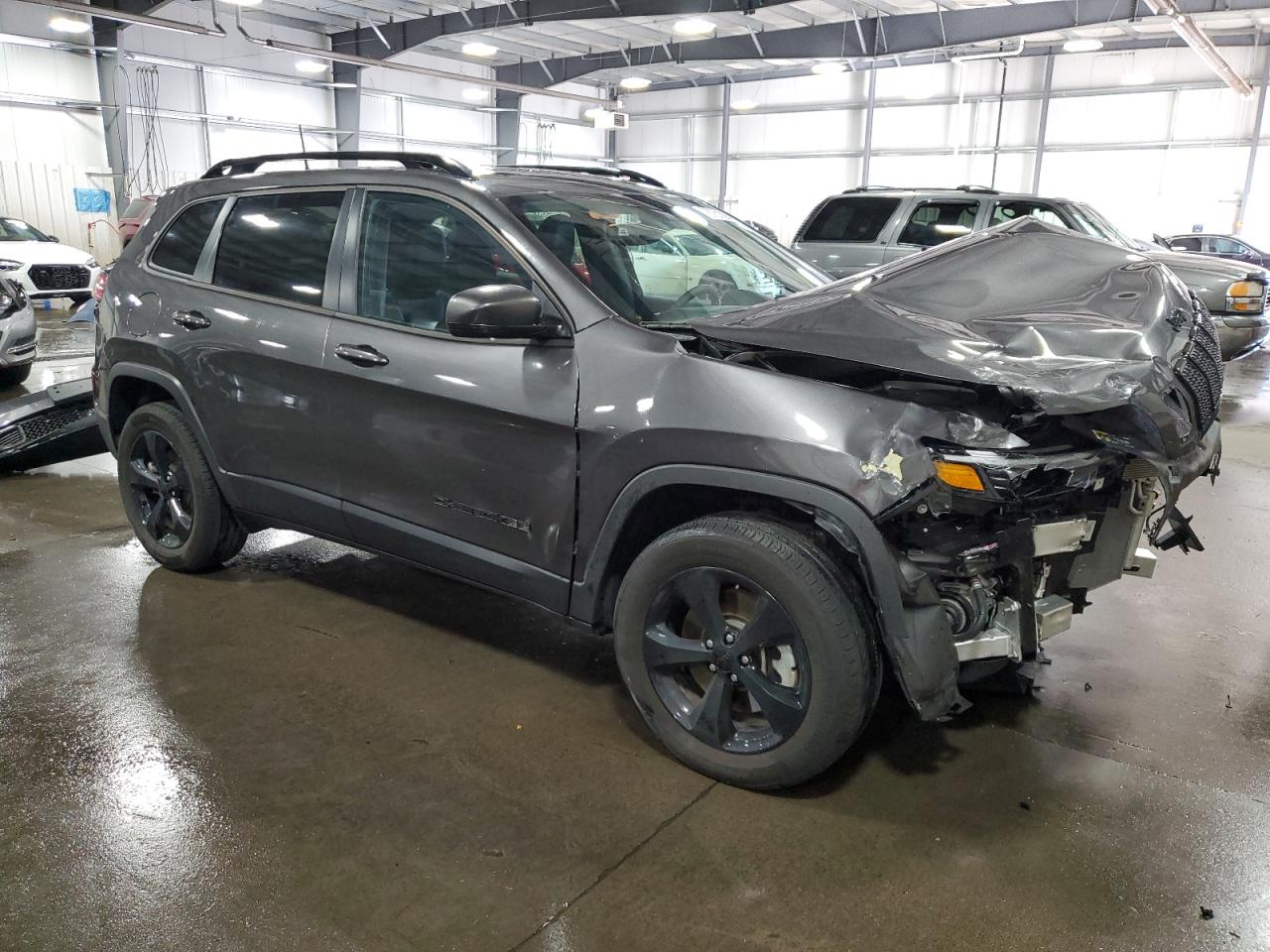 2021 Jeep Grand Cherokee VIN 1C4PJMLB5MD242135 Copart auction photo, front end damage thumbnail 4