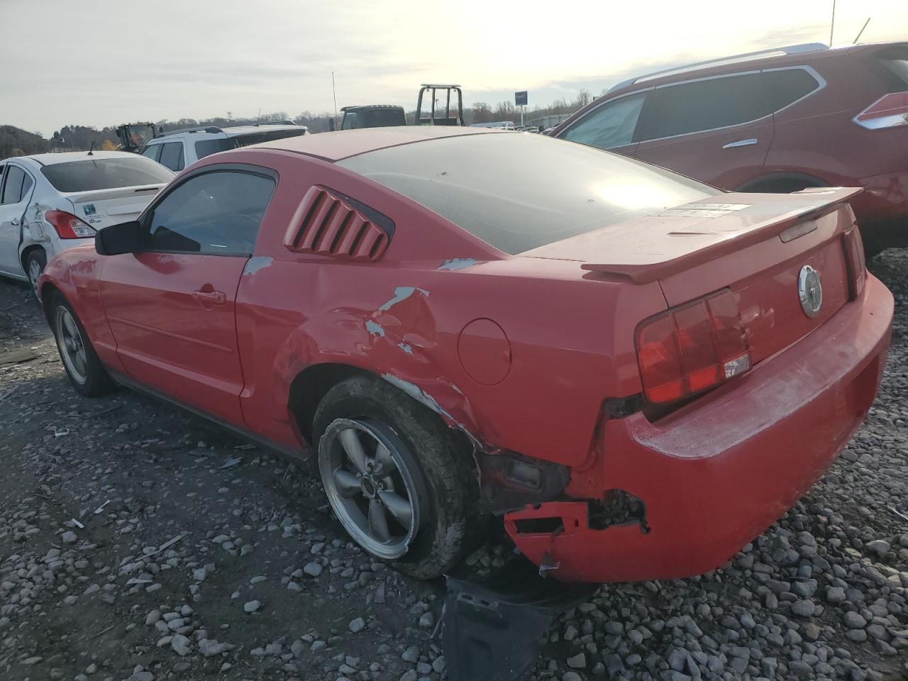 2008 Ford Mustang VIN 1ZVHT80N885209373 Copart auction photo, rear end damage thumbnail 2