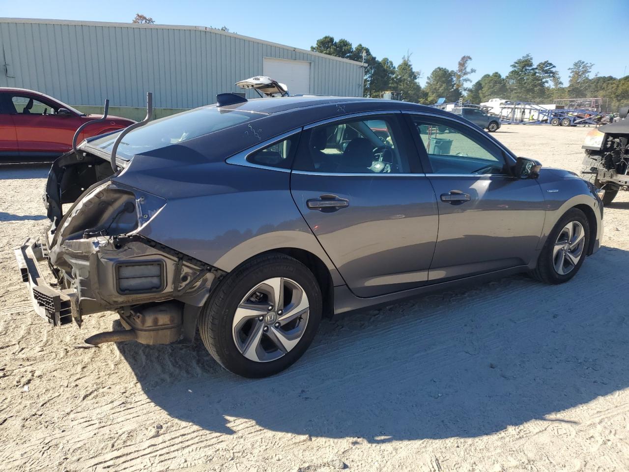 2020 Honda Insight VIN 19XZE4F55LE003832 Copart auction photo, rear end / minor dent/scratches damage thumbnail 3