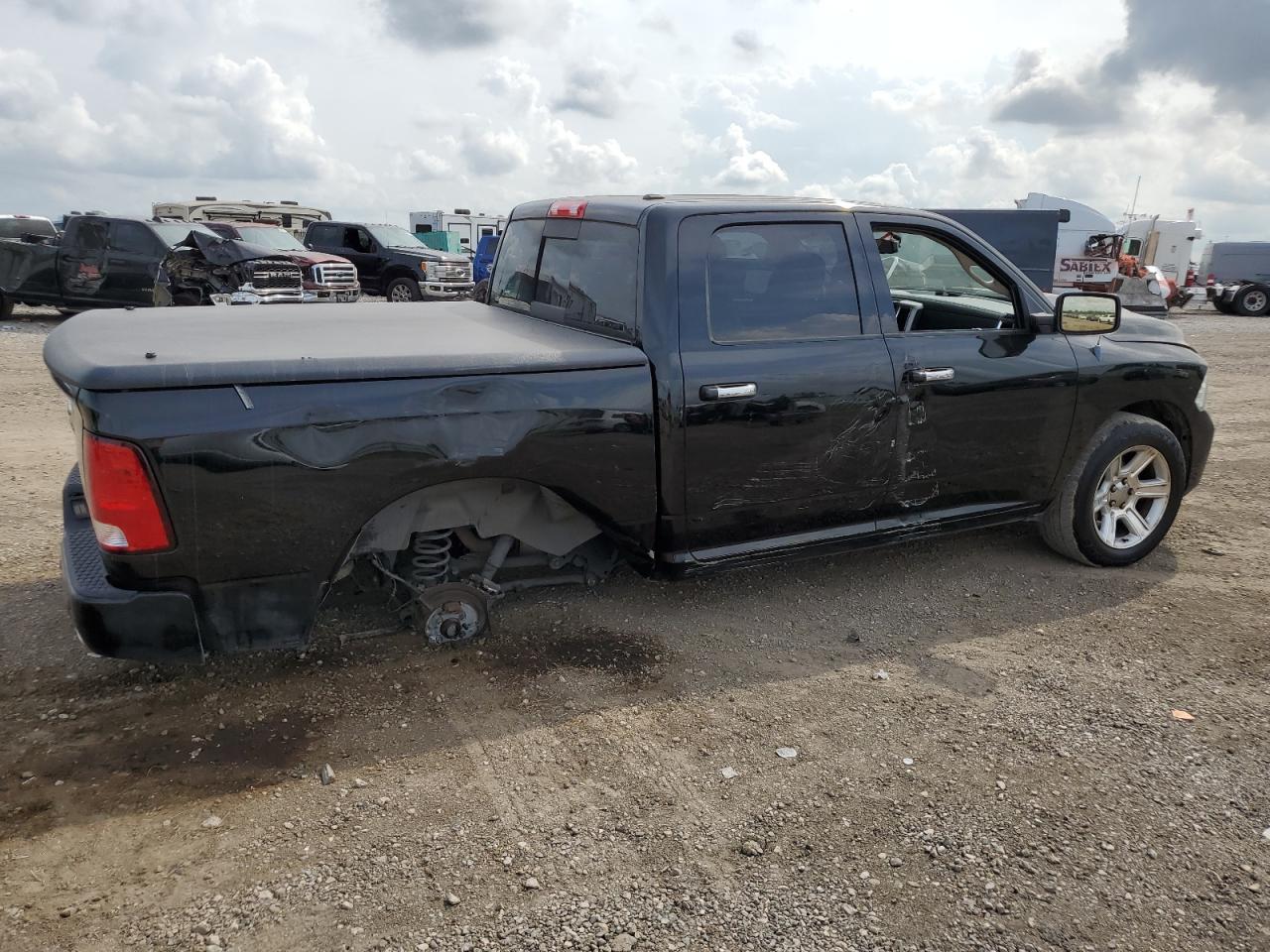 2012 Dodge RAM VIN 1C6RD6PT1CS334407 Copart auction photo, rear end / side damage thumbnail 3