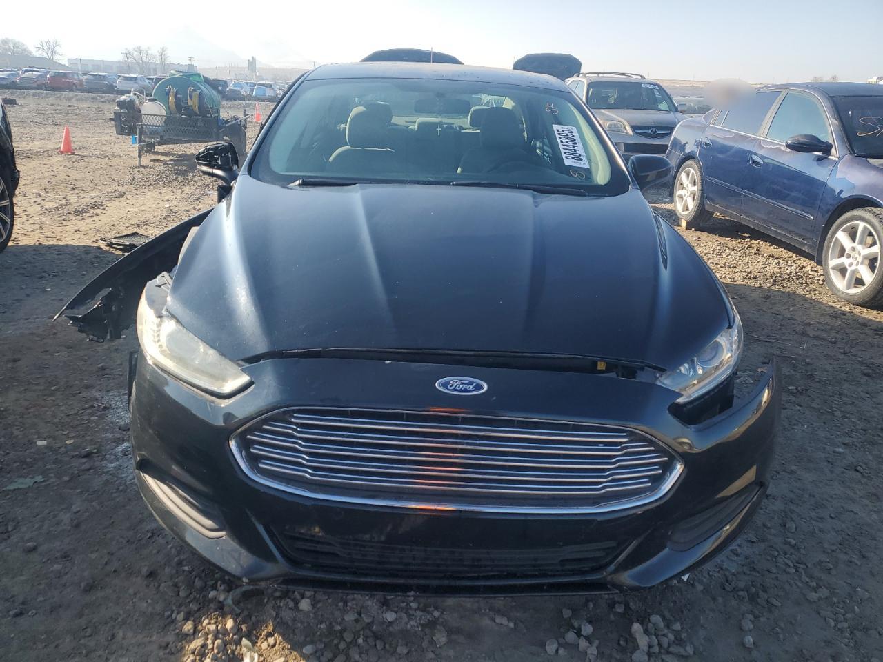 2014 Ford Fusion VIN 3FA6P0UU7ER171277 Copart auction photo, side / front end damage thumbnail 5