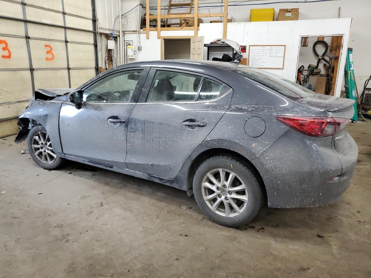 2016 Mazda 3 VIN JM1BM1W75G1344788 Copart auction photo, front end damage thumbnail 2