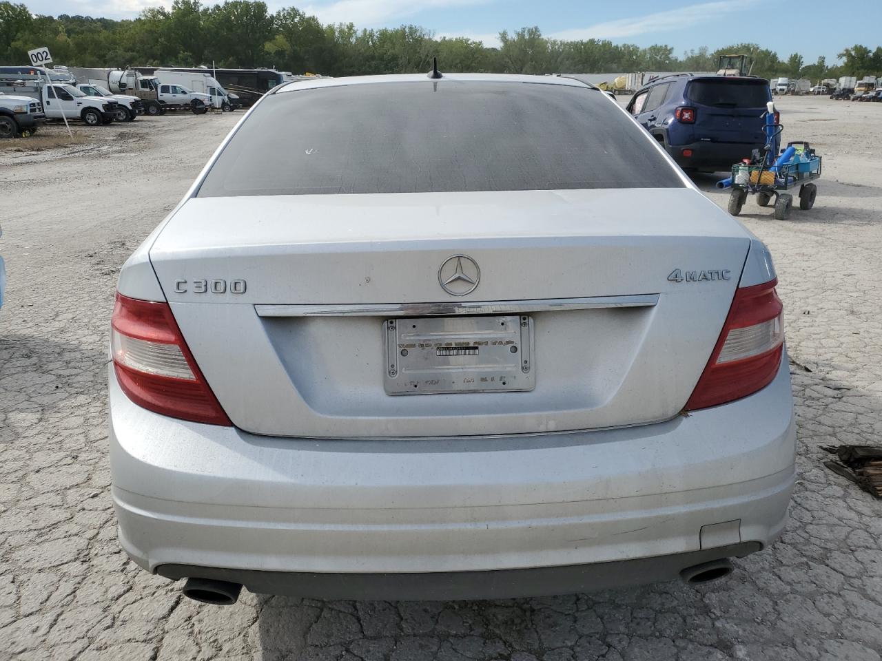 2009 Mercedes-Benz C-klasse VIN WDDGF81X49F264104 Copart auction photo, hail damage thumbnail 6