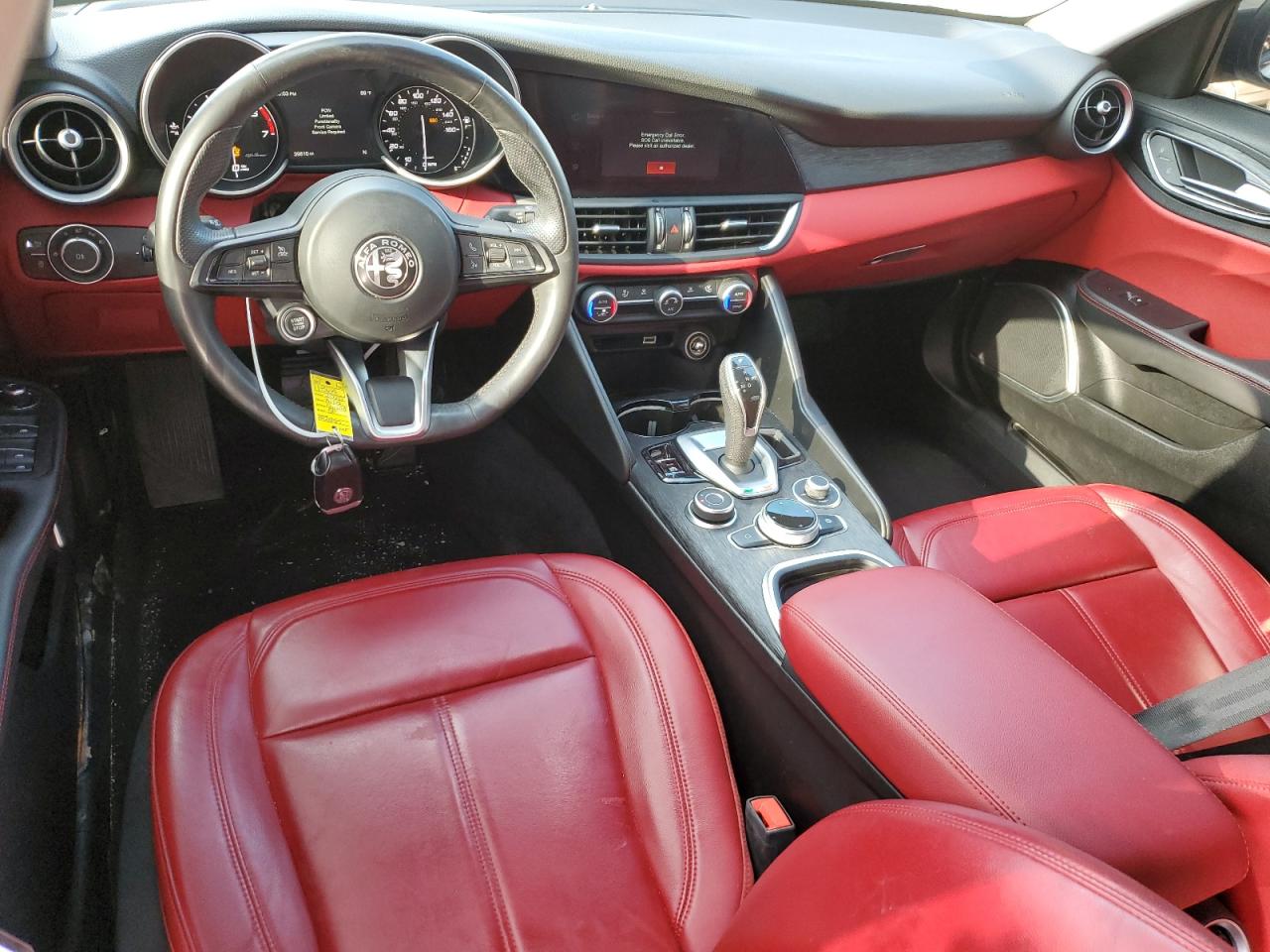 2020 Alfa Romeo Giulia VIN ZARFAMAN3L7633926 Copart auction photo, water/flood / front end damage thumbnail 8