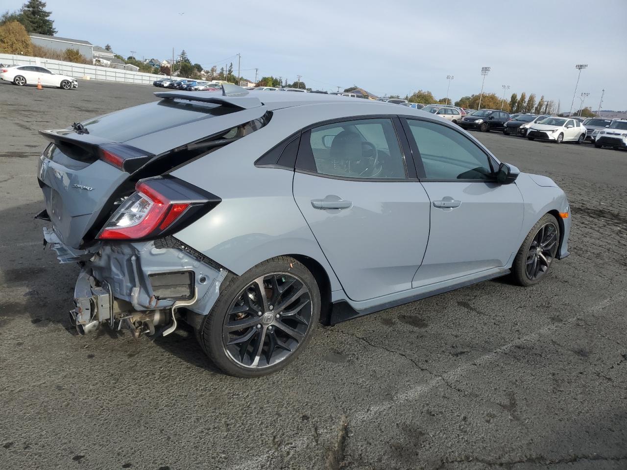 2020 Honda Civic VIN SHHFK7H47LU419746 Copart auction photo, all over damage thumbnail 3