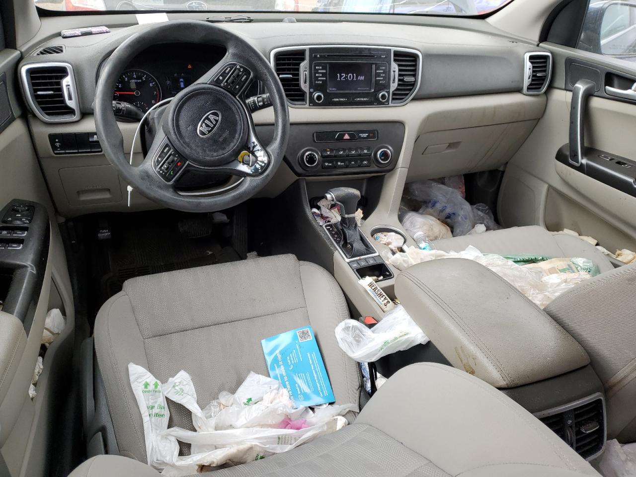 2017 KIA Sportage VIN KNDPMCAC6H7277297 Copart auction photo, vandalism / side damage thumbnail 8