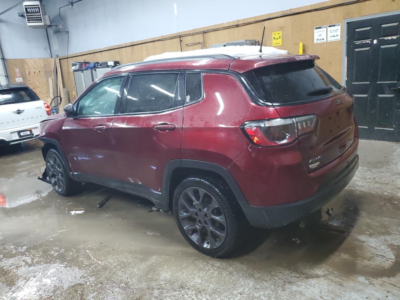 2021 Jeep Compass VIN 3C4NJDEB7MT537185 Copart auction photo, front end / minor dent/scratches damage thumbnail 2