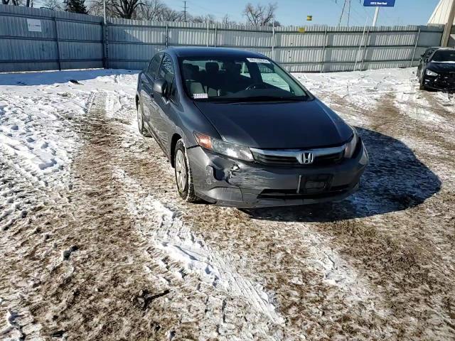 2012 Honda Civic VIN 19XFB2F52CE091352 Copart auction photo, front end / rear end damage thumbnail 11