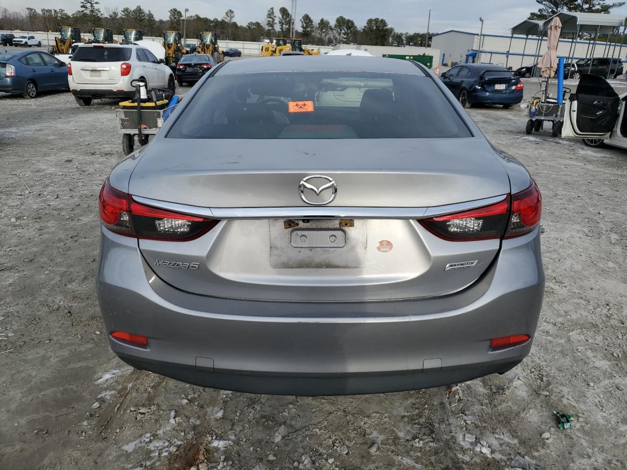 2015 Mazda 6 VIN JM1GJ1V54F1186196 Copart auction photo, all over damage thumbnail 6
