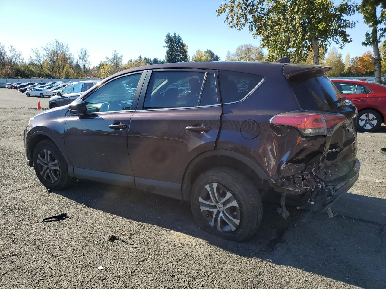 2017 Toyota RAV 4 VIN 2T3ZFREV9HW382308 Copart auction photo, rear end / side damage thumbnail 2