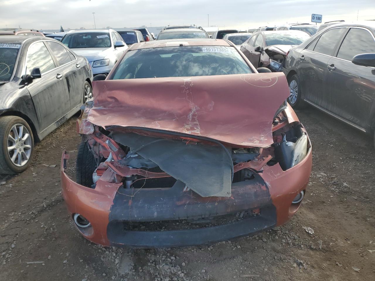 2007 Mitsubishi Eclipse VIN 4A3AK34T97E011822 Copart auction photo, front end damage thumbnail 5