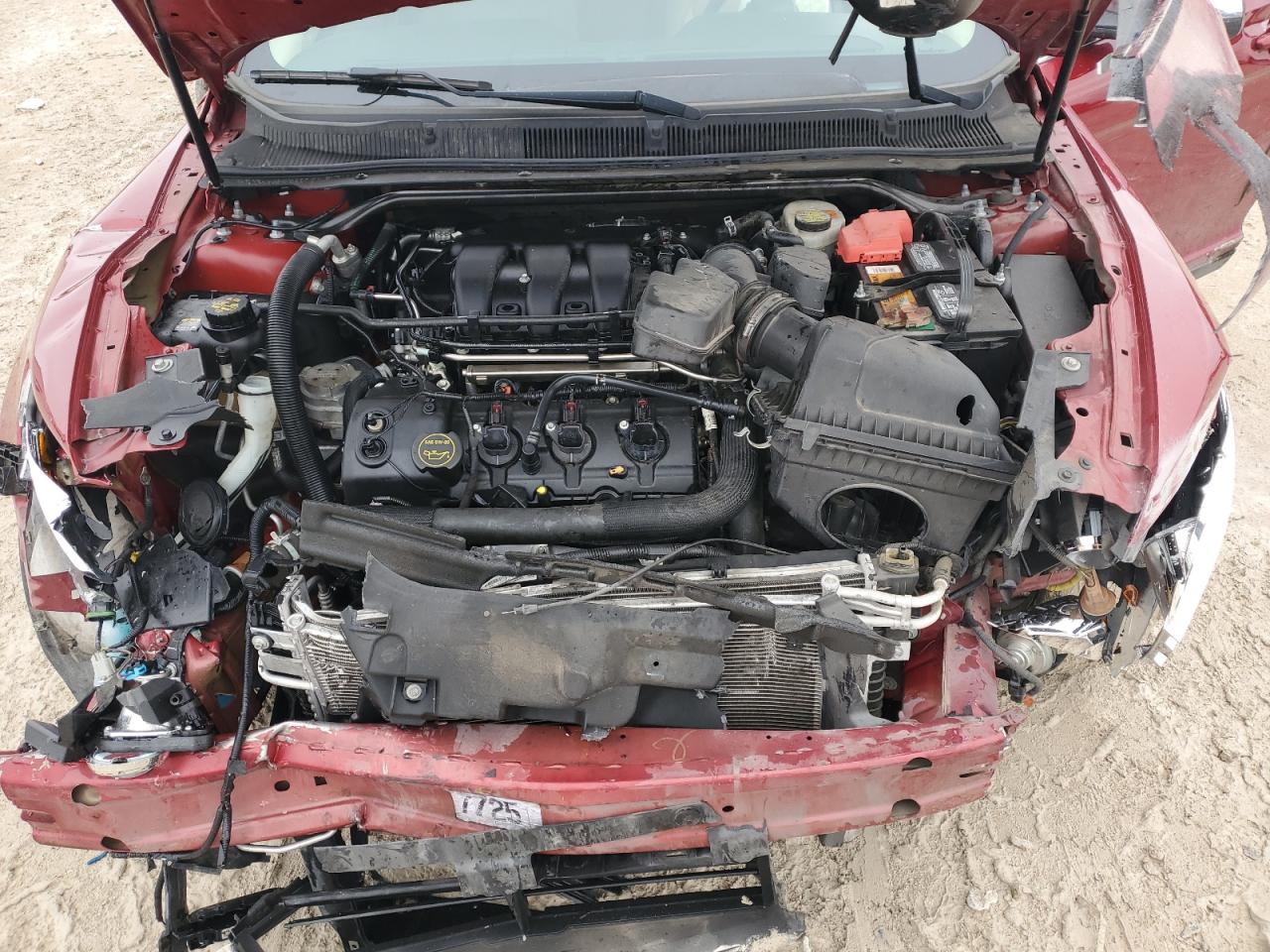 2016 Ford Taurus VIN 1FAHP2F80GG102820 Copart auction photo, front end / side damage thumbnail 11