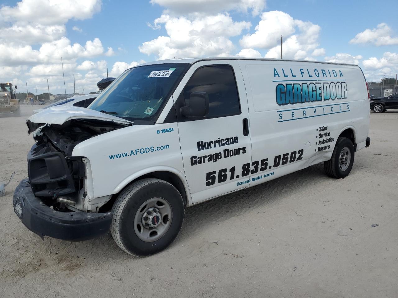 2016 GMC Savana VIN 1GTW7BFF7G1312155