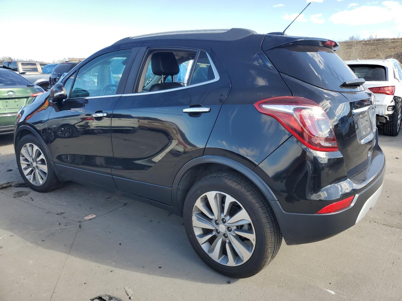 2019 Buick Encore VIN KL4CJASB0KB701153 Copart auction photo, side / front end damage thumbnail 2