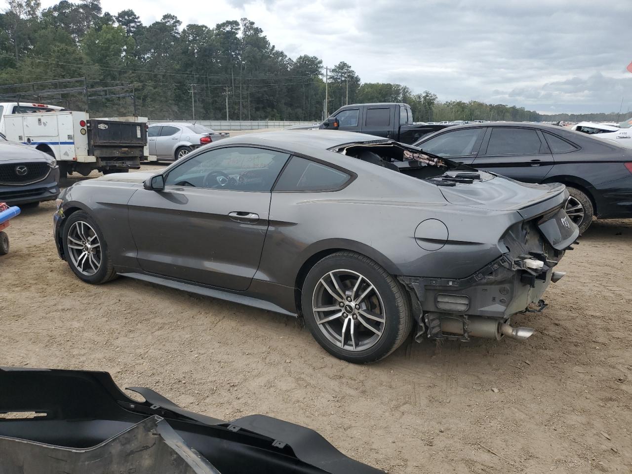 2017 Ford Mustang VIN 1FA6P8TH2H5305154 Copart auction photo, all over damage thumbnail 2