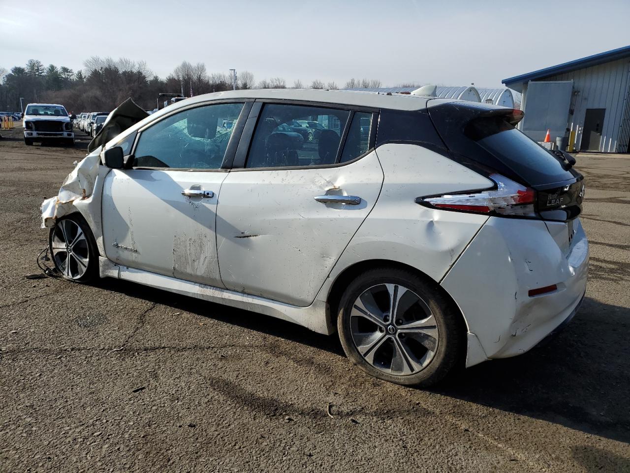 2019 Nissan Leaf VIN 1N4AZ1CP7KC312459 Copart auction photo, all over damage thumbnail 2