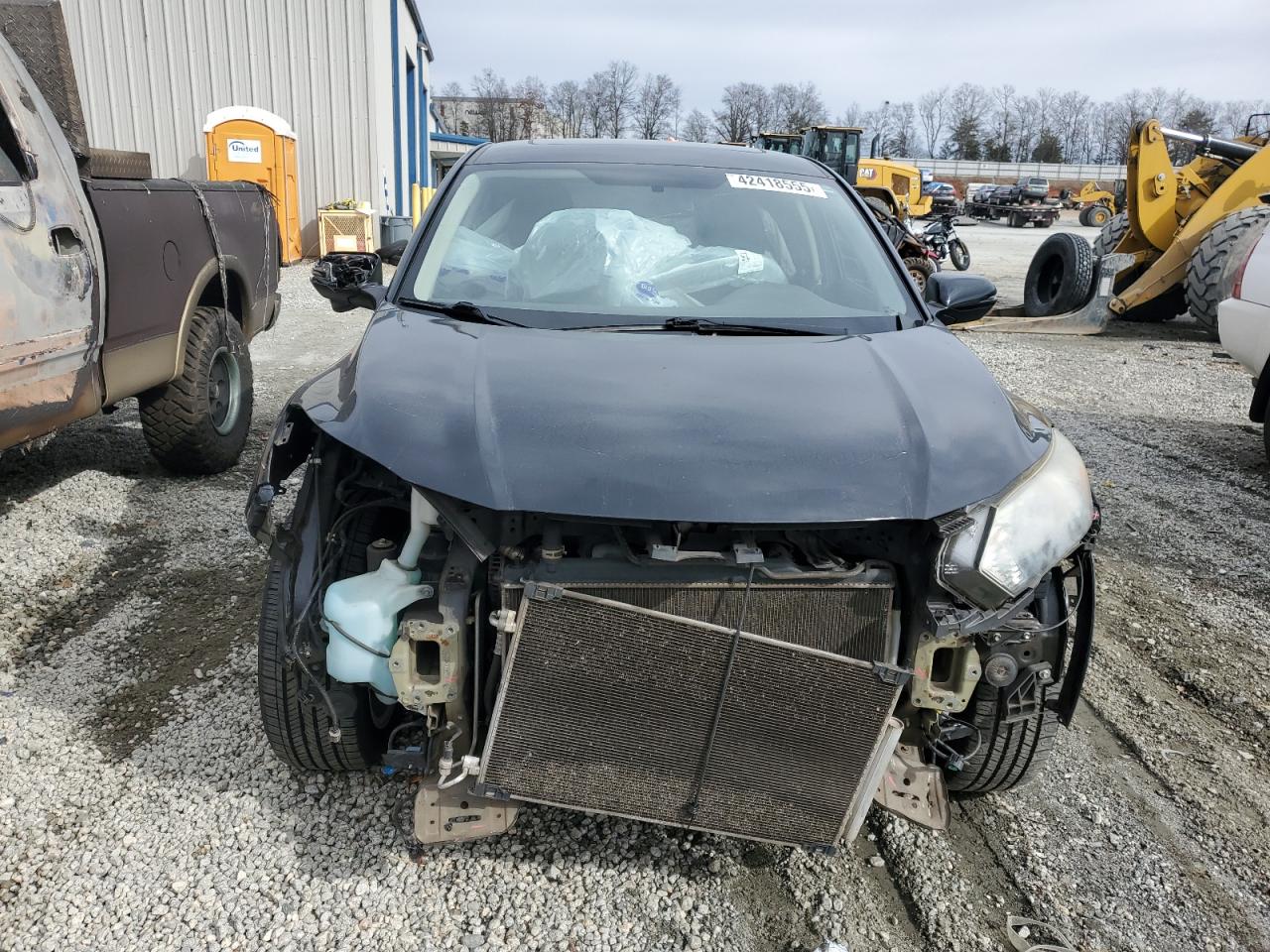 2016 Honda HR-V VIN 3CZRU5H58GM707017 Copart auction photo, front end damage thumbnail 5