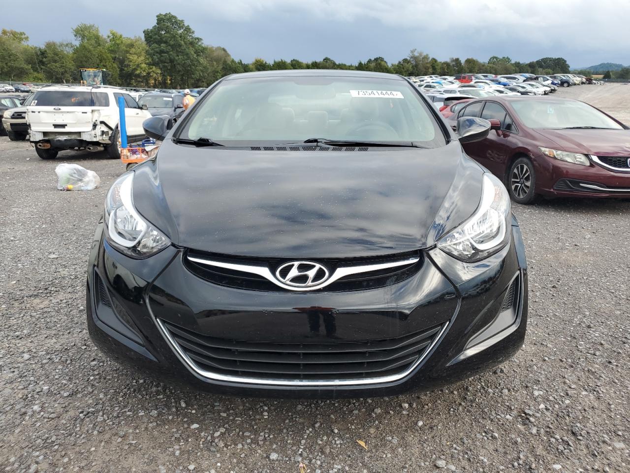 2015 Hyundai Elantra VIN KMHDH4AE8FU342272 Copart auction photo, rear end damage thumbnail 5