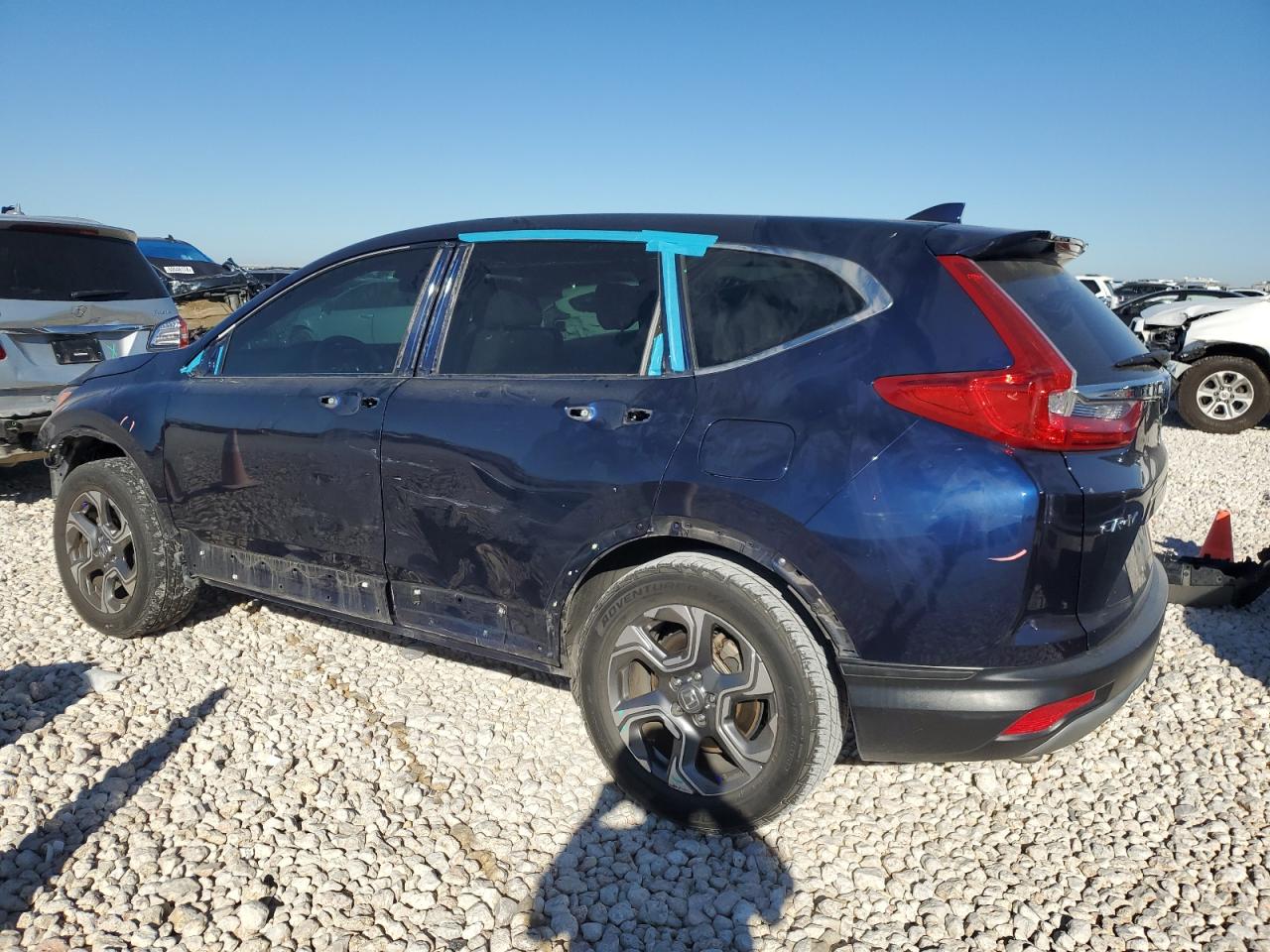 2018 Honda CR-V VIN 5J6RW1H5XJA004669 Copart auction photo, side / front end damage thumbnail 2
