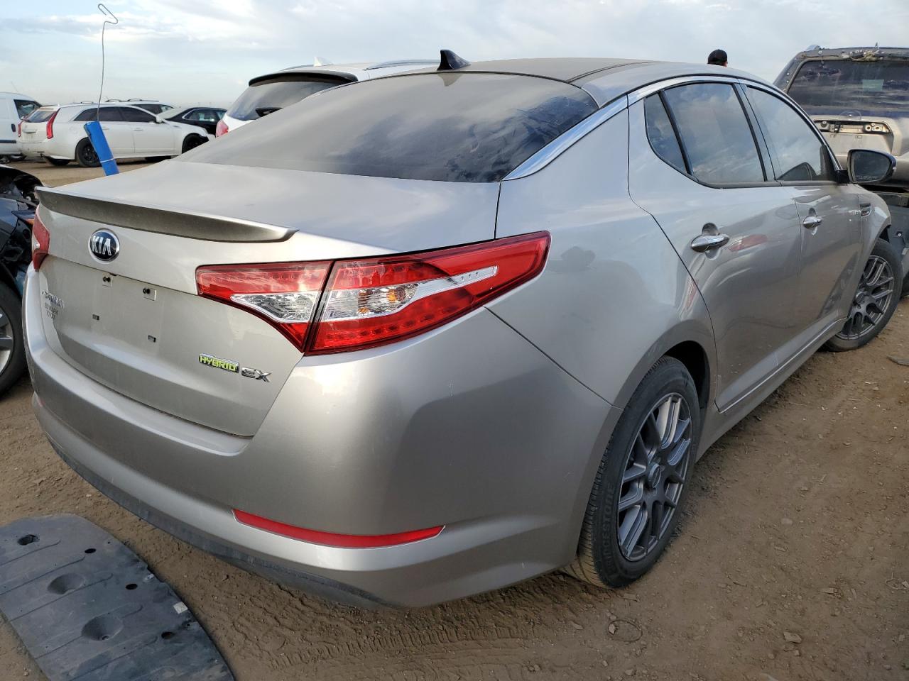 2013 KIA Optima VIN KNAGM4AD5D5053486 Copart auction photo, front end damage thumbnail 3