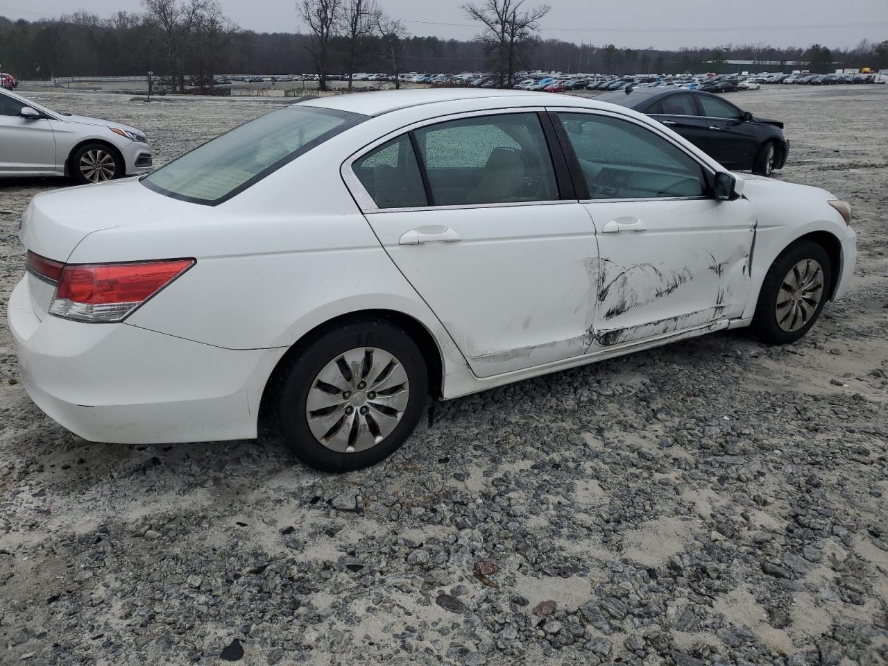 2012 Honda Accord VIN 1HGCP2F32CA139150 Copart auction photo, side / front end damage thumbnail 3