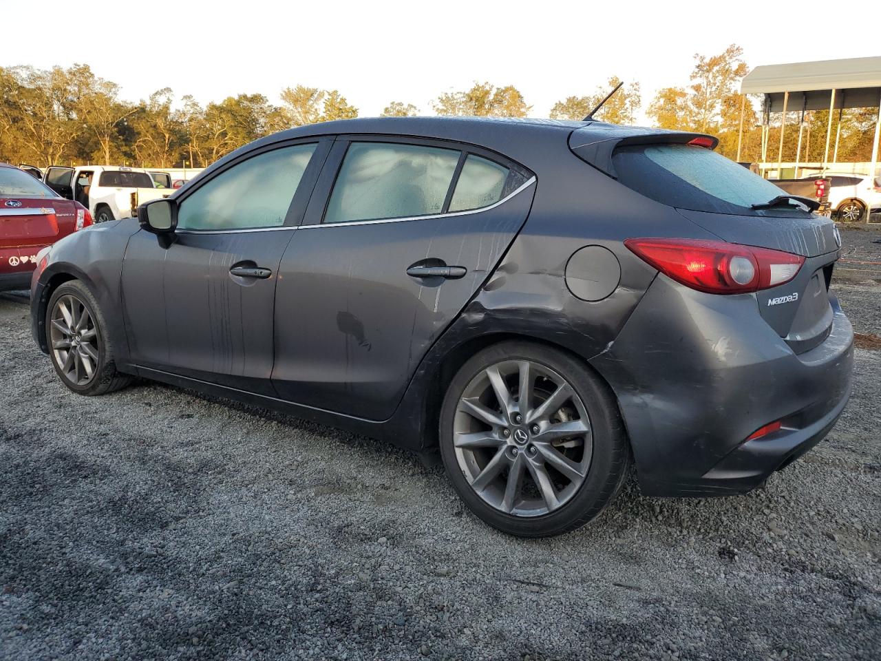 2018 Mazda 3 VIN 3MZBN1L39JM168429 Copart auction photo, side / minor dent/scratches damage thumbnail 2