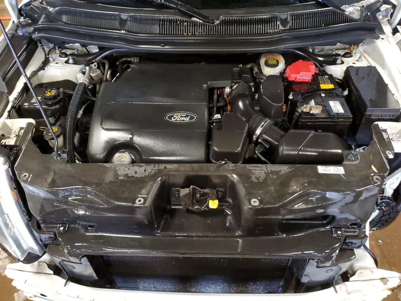2014 Ford Explorer VIN 1FM5K8D87EGB08107 Copart auction photo, front end / side damage thumbnail 12
