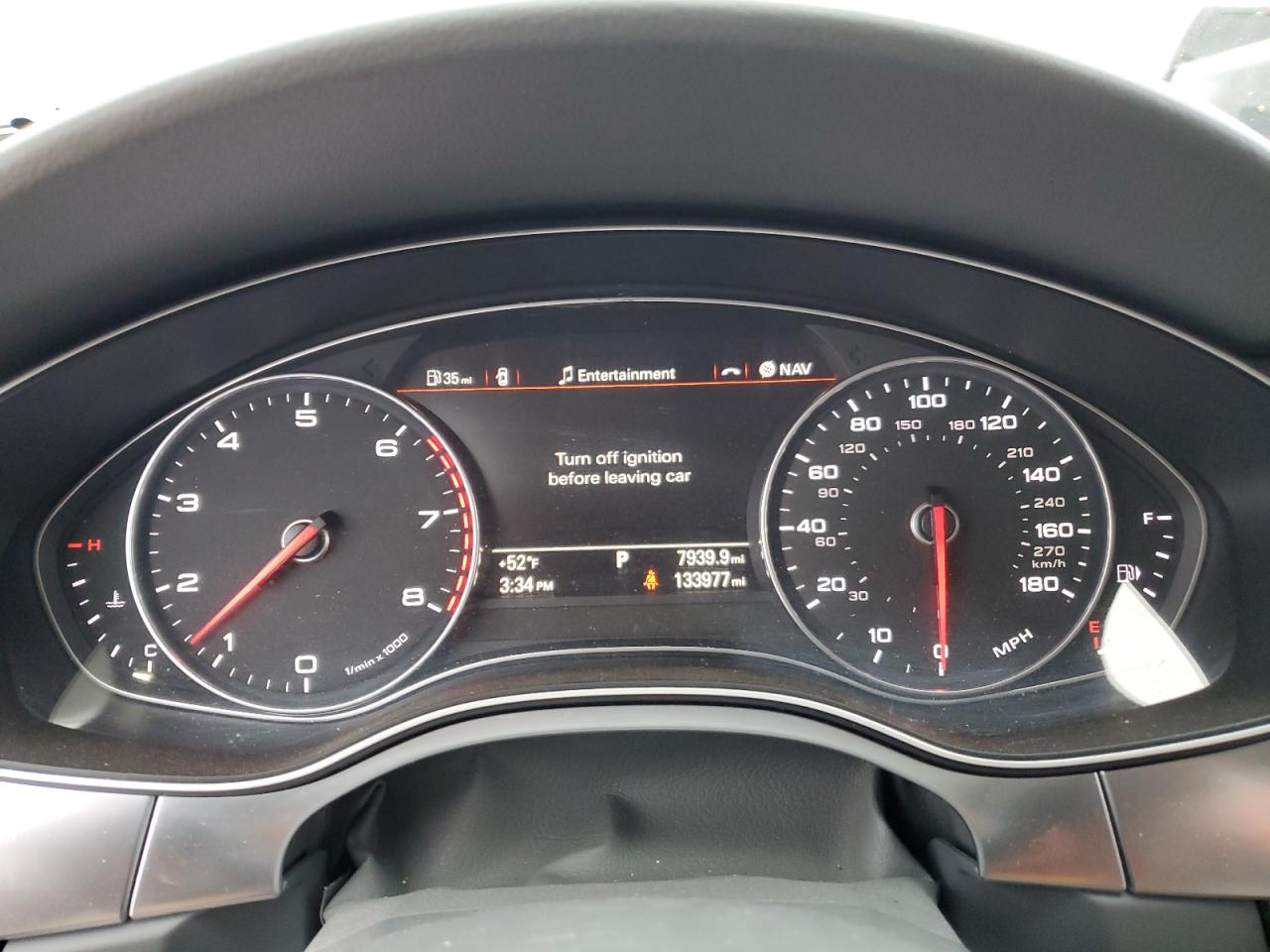2015 Audi A6 VIN WAUGFAFC6FN009248 Copart auction photo, rear end damage thumbnail 9
