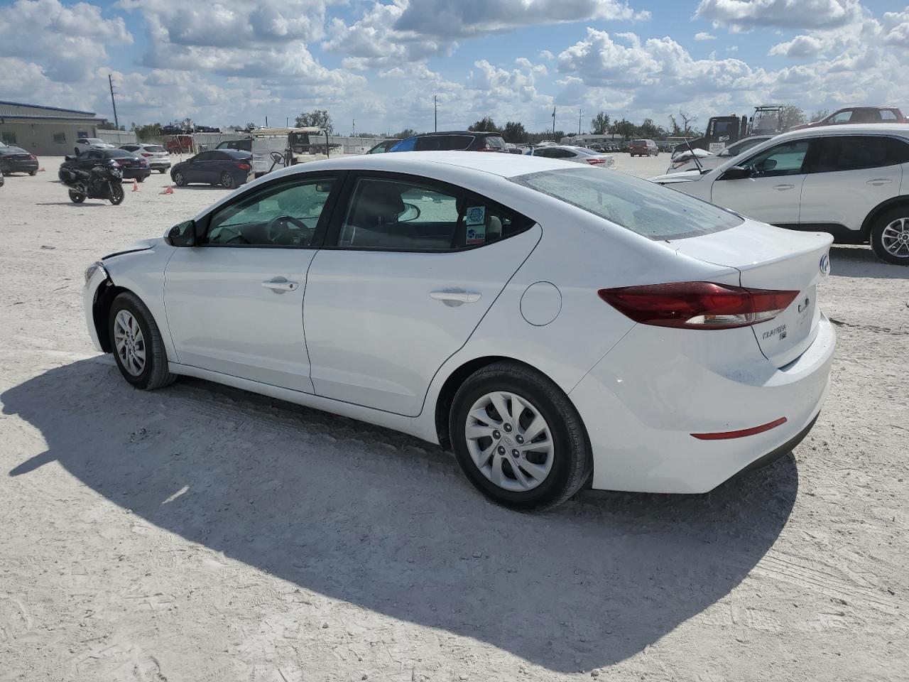 2018 Hyundai Elantra VIN 5NPD74LF2JH308733 Copart auction photo, front end / minor dent/scratches damage thumbnail 2