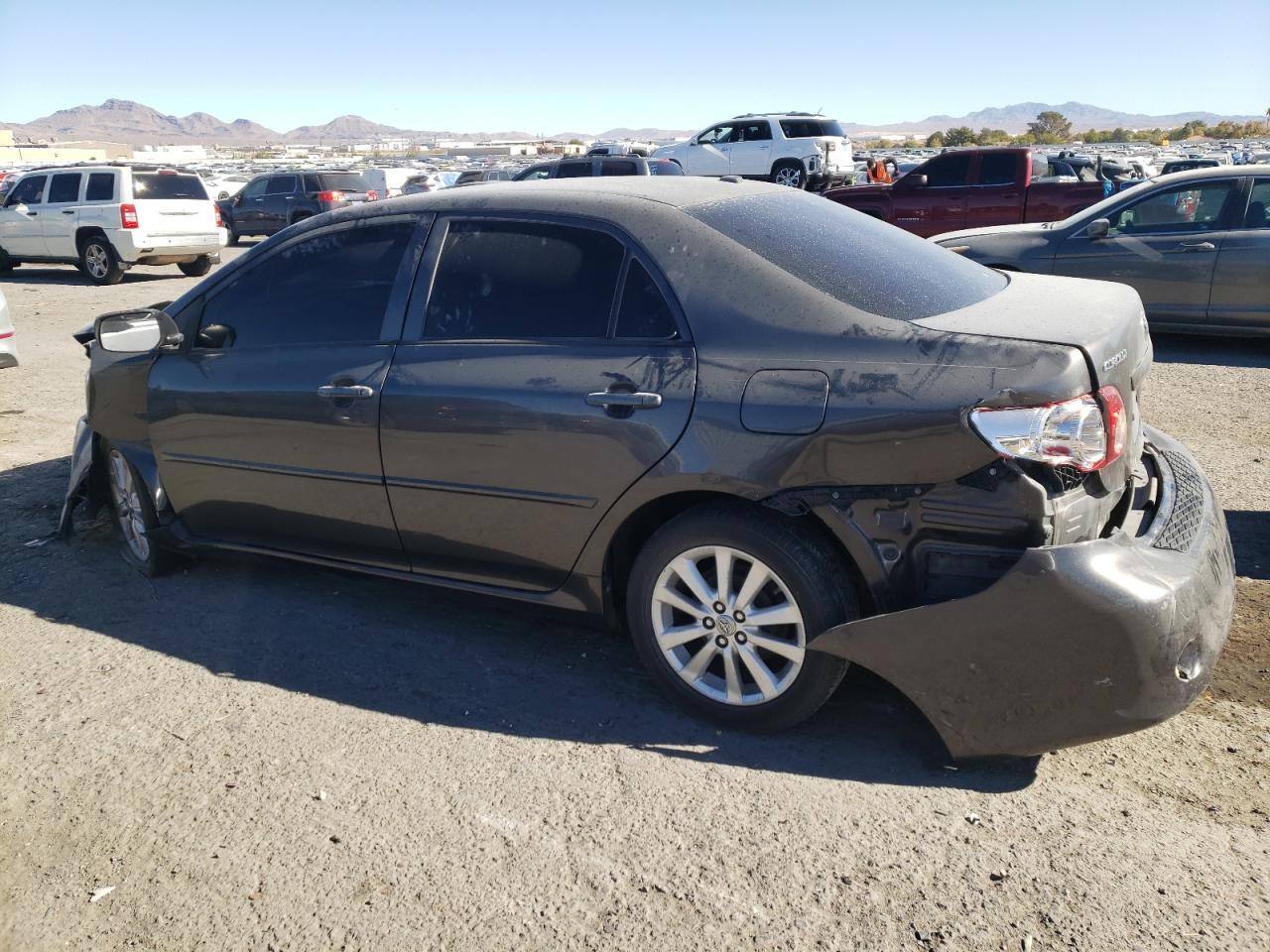 2009 Toyota Corolla VIN JTDBL40E699085745 Copart auction photo, rear end / front end damage thumbnail 2