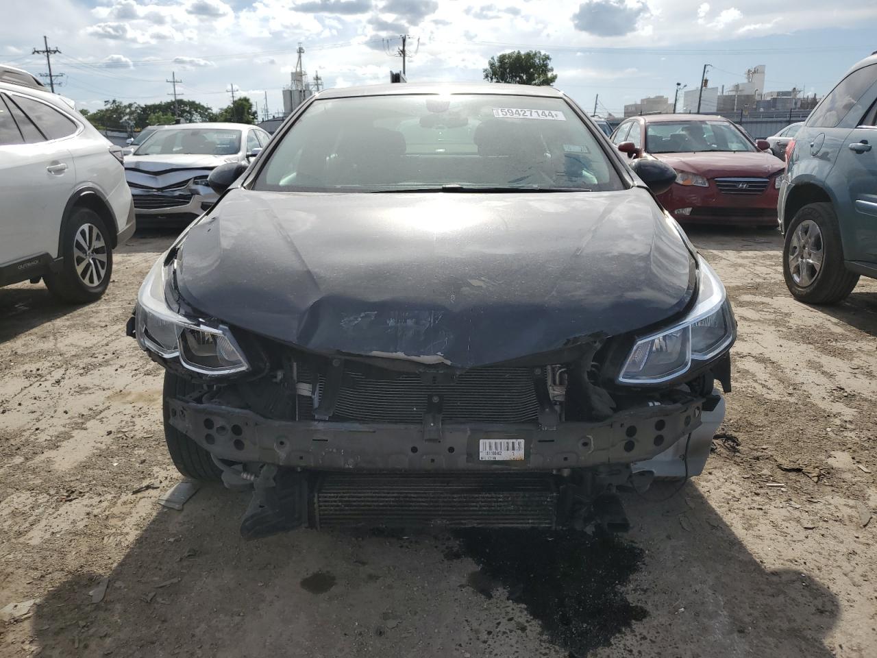 2018 Chevrolet Cruze VIN 1G1BC5SM8J7190225 Copart auction photo, front end damage thumbnail 5