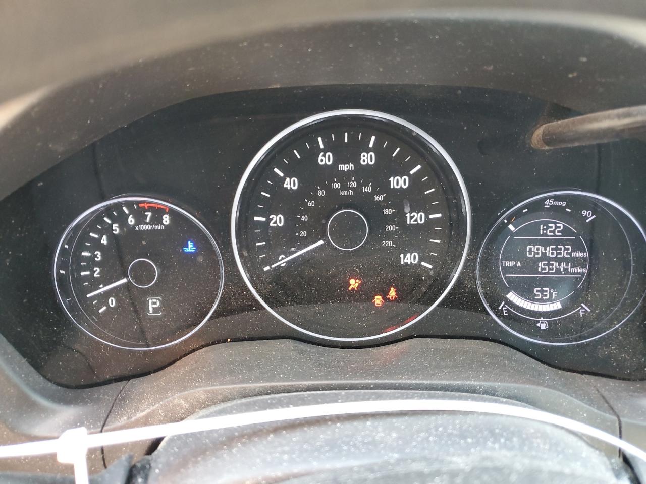 2019 Honda HR-V VIN 3CZRU6H34KG733710 Copart auction photo, front end / minor dent/scratches damage thumbnail 9