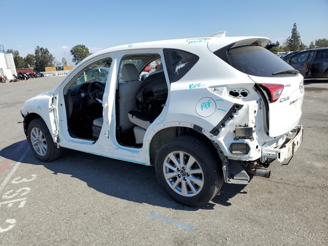 2014 Mazda CX-5 VIN JM3KE2CY5E0411383 Copart auction photo, all over damage thumbnail 2