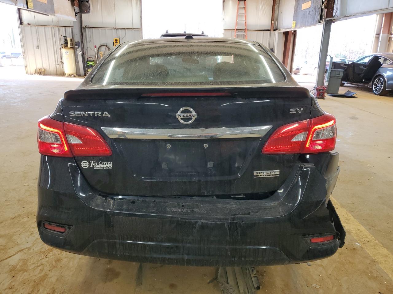 2019 Nissan Sentra VIN 3N1AB7AP5KY304262 Copart auction photo, front end / rear end damage thumbnail 6