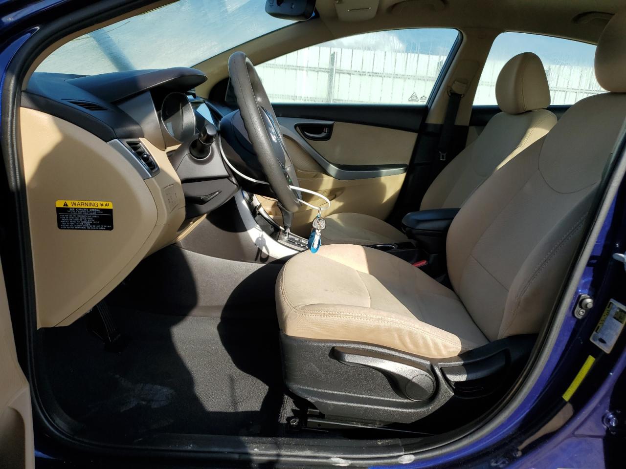 2013 Hyundai Elantra VIN 5NPDH4AE6DH452135 Copart auction photo, front end damage thumbnail 7