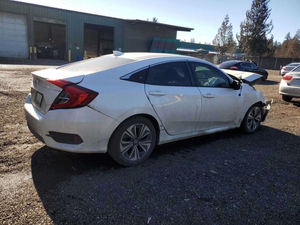 2016 Honda Civic VIN 2HGFC1F7XGH641045 Copart auction photo, front end damage thumbnail 3